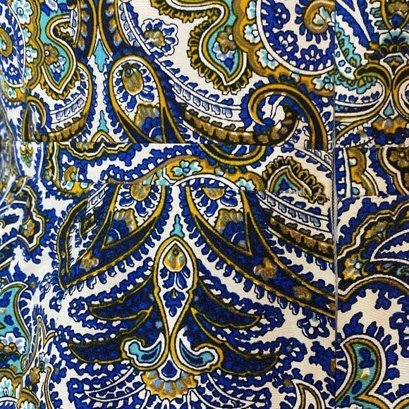 J Crew Dolores Cotton / silk Multi-Colored Peacock‎ Paisley mini Dress - Picture 7 of 13